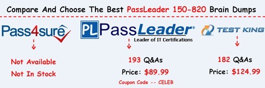 PassLeader 150-820 Exam Questions[28]