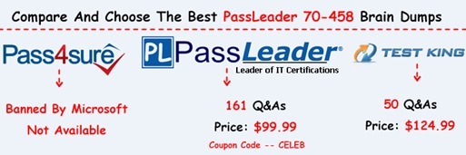 PassLeader 70-458 Exam Dumps[8]